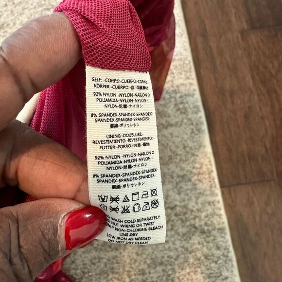 Free People Floral Chiffon Ruffled Blouse XS - Picture 8 of 9